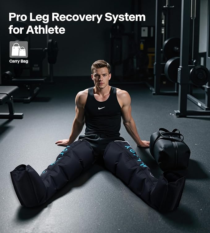 ALLJOY Pro-Grade Leg Massager Recovery Boots, Leg Compression Massager for Circulation and Pain