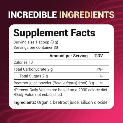 Dr. Berg Raw Organic Beet Powder from Real Earth-Grown Beets ??USDA Certified Organic Beet Root