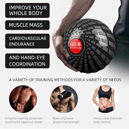 Medicine Ball 10 lbs Slam Ball Weighted Balls for Exercise Strength and Crossfit Workout