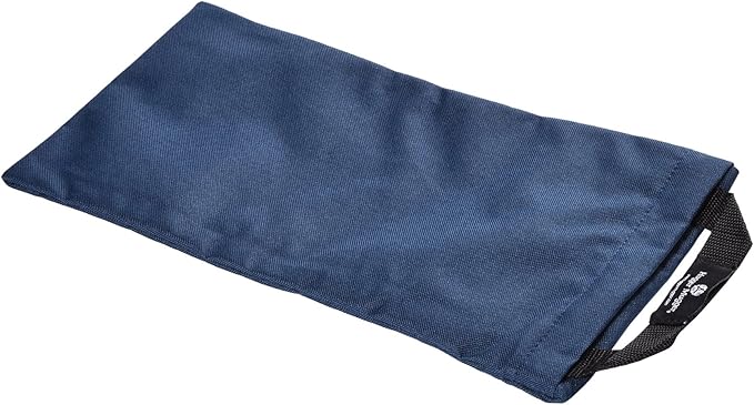Hugger Mugger Unfilled 10lb Yoga Sandbag - Adds Weight to Your Poses, Zipper Cover, Sturdy Handle