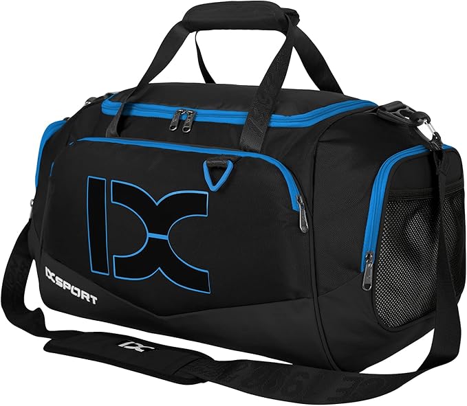 Sports Gym Bag，INOXTO Travel Duffel Bag with Dry Wet Pocket And Shoe CompartmentFor Women and
