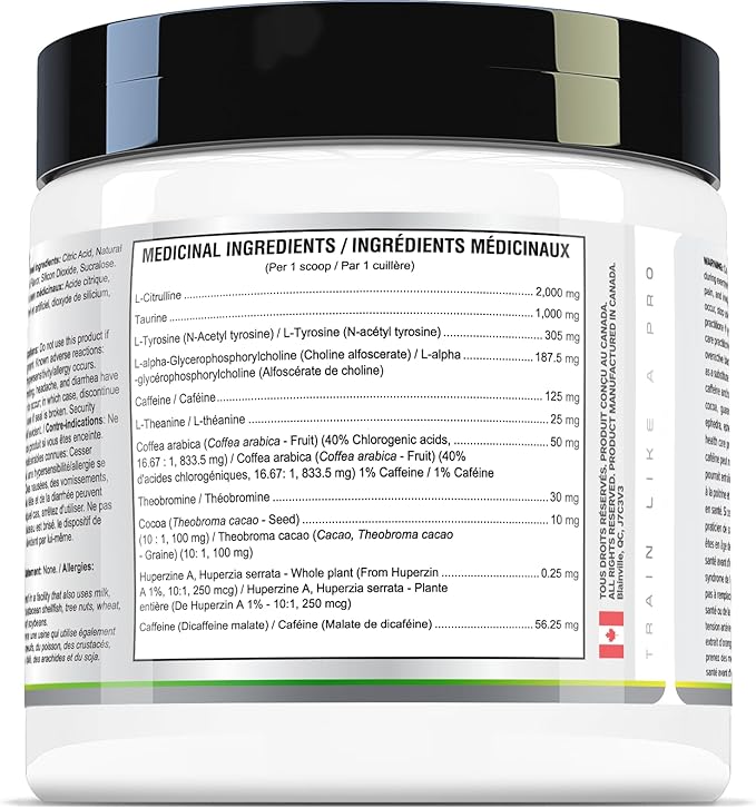 Prevail Pre Workout Powder with Nootropics: Pre Workout for Men and Women, Cutting Edge Energy and