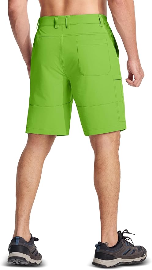 MAGCOMSEN Men's Hiking Cargo Shorts Quick Dry Lightweight 9" Golf Shorts Summer Casual Work Outdoor