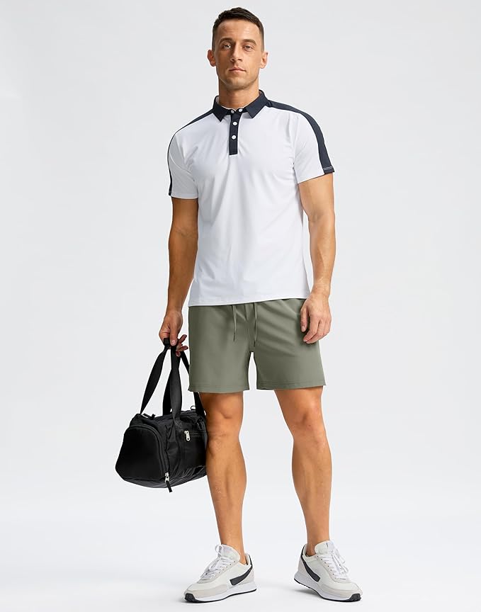 Men's Running Shorts with Zipper Pockets 9 Inch/ 7 Inch / 5 Inch Lightweight Quick Dry Gym Workout