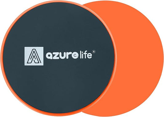 Exercise Core Sliders, Dual Sided Exercise Gliding Discs Use on Carpet or Hardwood Floors, Light