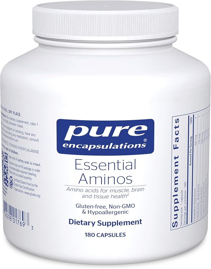 Pure Encapsulations Essential Amino Acids - Muscle Recovery Support & Health* - with Leucine
