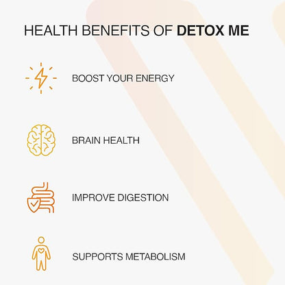 New from Detox Me - Boosts Energy Sulfite Elimination - Supports Digestion & Gut Health - Vitamin