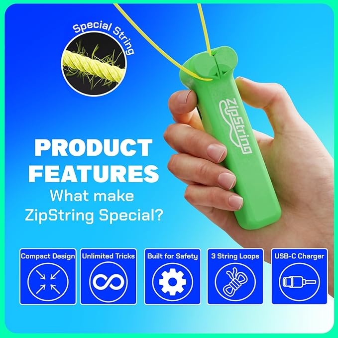 Original - As Seen on Shark Tank - Classic Rope Launcher Toy, Perfect for Kids & Adults - Fly a