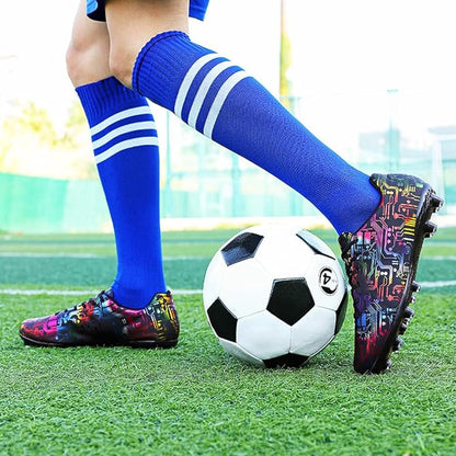 Unisex Low Top AG Sports Soccer Cleats Training Shoes Non-Slip Wear Resistant Football Shoes