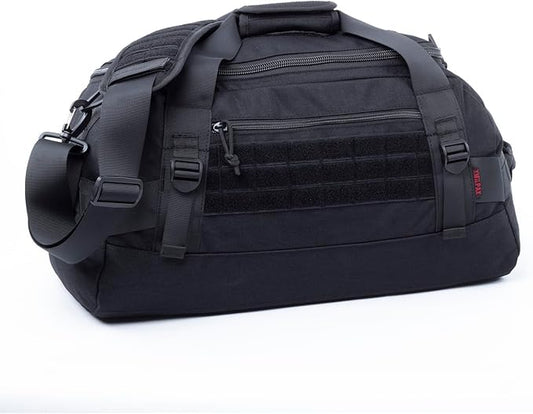 Tactical Duffle Bag MOLLE Gear Bag Carry on Travel Weekend Duffel Bag. Ideal for Hunting, Shooting