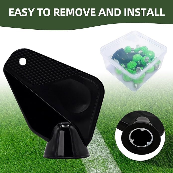 Soccer Cleat Studs, Replacement TPU Football Spikes with Wrench, Lightweight & Durable for Adidas