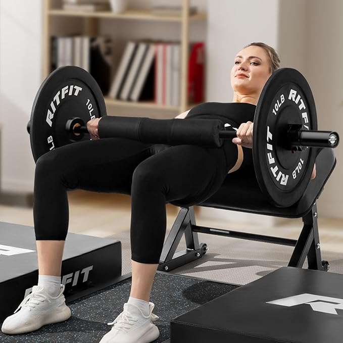 RITFIT Olympic Barbell 4ft/4.8ft/6ft - 2 Inch Weight Bar for Strength Training, Weightlifting