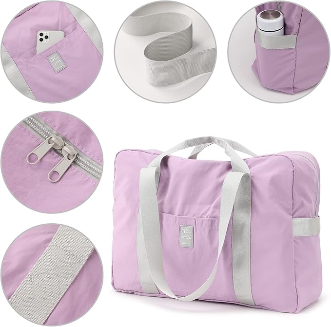 VanFn Foldable Travel Duffel Bag, Sports Duffels Gym Bag, Rainproof Nylon Totes, Sports Shoulder