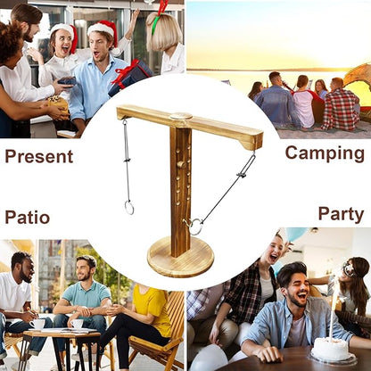 Ring Toss Game for Adults and Kids, Hook and Ring Game for Bars and Home Party, Indoor Game Outdoor
