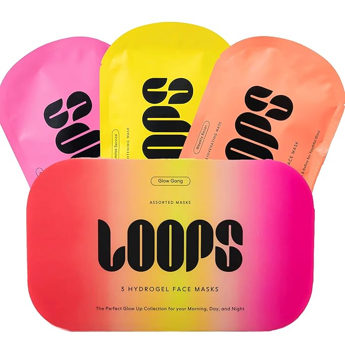 LOOPS Glow Gang Mask Set ??Weekly Reset for Rejuvenation, Double Take for Glowing Skin, Sunrise