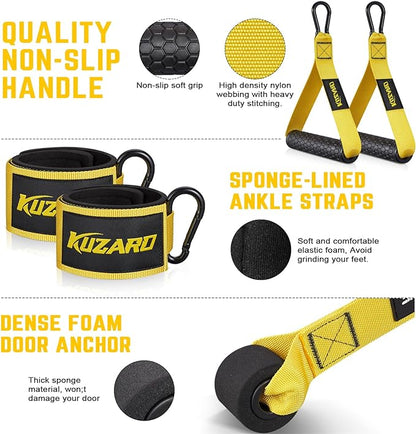 Resistance Bands for Working Out, 300lbs/360lbs Heavy Exercise Bands with Handles, Workout Bands