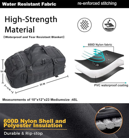Gym Bag Duffle Bags Backpack - Travel Weekender Bag for Men Women Workout Bag for