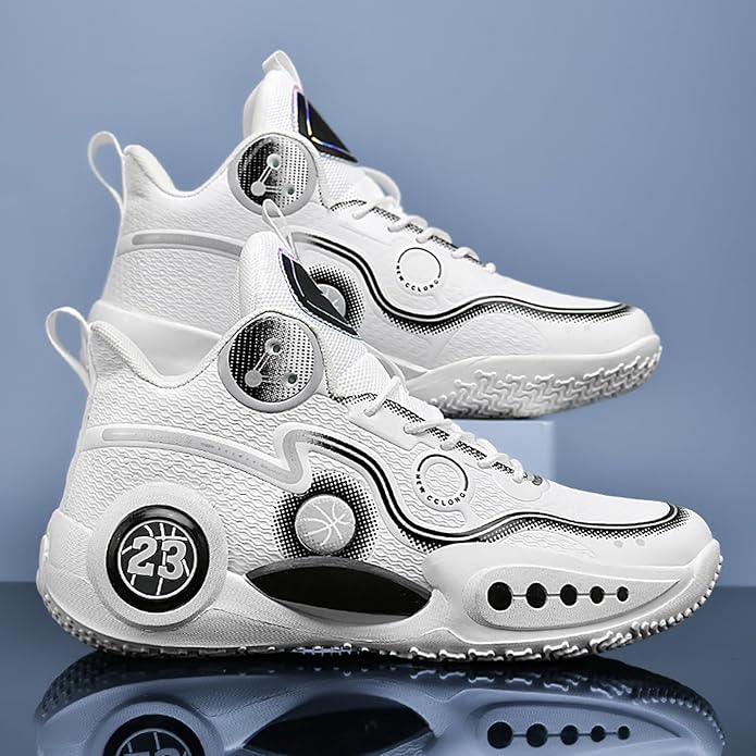 Boys Basketball Shoes Breathable Indoor Athletic Shoes Youth Outdoor Fashion Sneakers Comfortable
