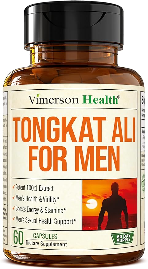 Longjack Tongkat Ali 100:1 Extract - Potent Testosterone Supplement for Men with Tongat Ali? ??Male