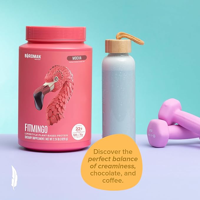 Fitmingo Vegan Protein Powder with Inositol, Collagen Boosters, Hyaluronic Acid and Vitamins | Low