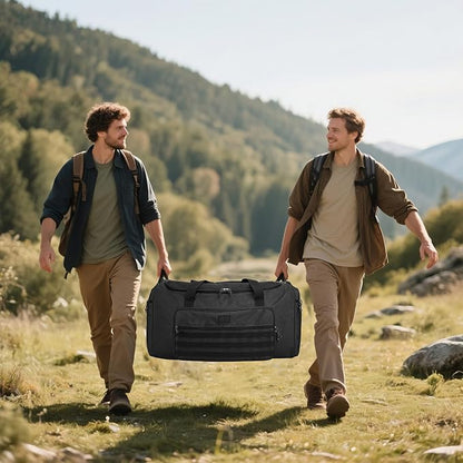 125L Extra Large Gym Duffle Bag for Men Women with Shoes Compartment Heavy Duty Tactical Sports