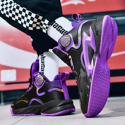 Boys Basketball Shoes Breathable Indoor Athletic Shoes Youth Outdoor Fashion Sneakers Comfortable