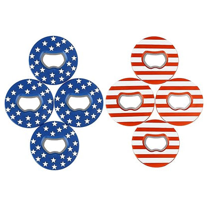 GSE Games & Sports Expert Set of 8 Replacement Washers with Bottle Opener for Washer Toss Game
