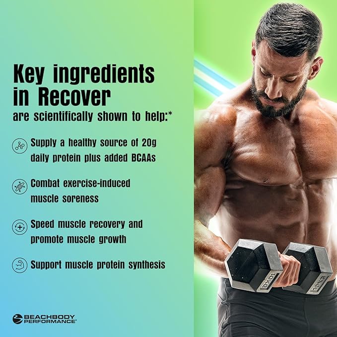 BODi Recover Plant-Based Protein Powder Blend??Post-Workout Chocolate Plant-Based Supplement for