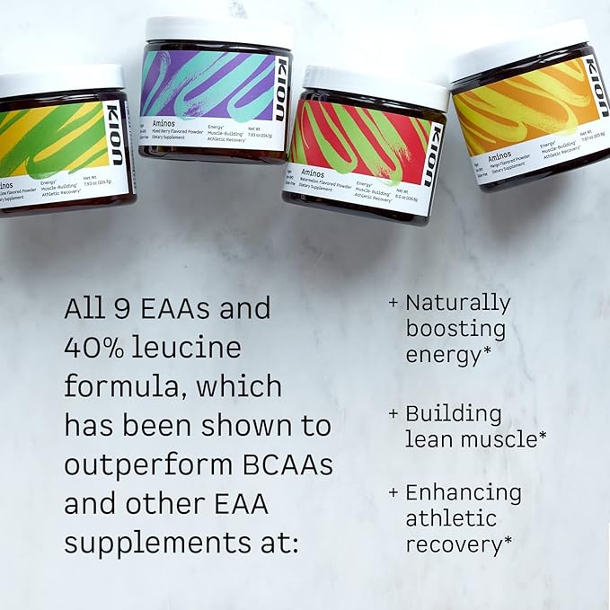 Kion Aminos Essential Amino Acids Powder - Amino Acid Nutritional Supplements, Aminos Powder