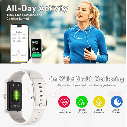 Fitness Tracker with Step Counter/Calories/Stopwatch, Activity Tracker, Health Tracker with Heart