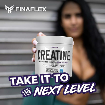 FINAFLEX Pure CREATINE, Unflavored - 5.3 oz - Promotes Muscular Strength, Size & Performance - 100%