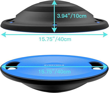 EVERYMILE Wobble Balance Board, Exercise Balance Stability Trainer Portable Balance Board with