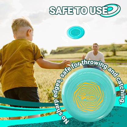 Wham-O Frisbee Go Flying Disc, 9 Inch Lightweight Sports Disc for Beginners Outdoor Beach Backyard