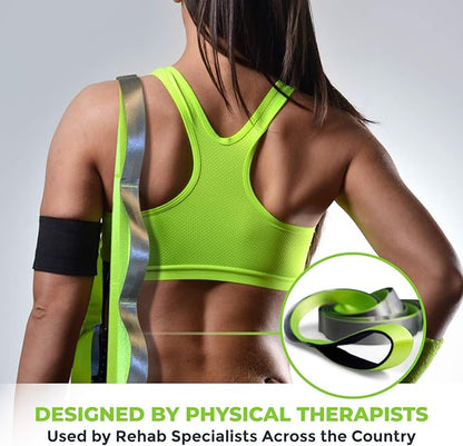 Gradient Fitness Stretching Strap for Physical Therapy, 12 Multi-Loop Stretch Strap 1.5" W x 8' L