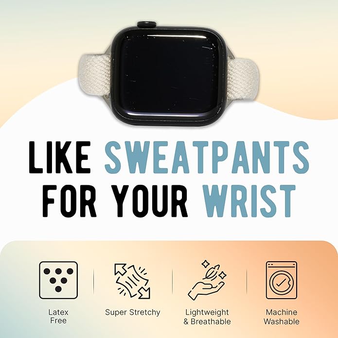 Braxley Bands - Organic Cotton Watch Bands For Women and Men, Compatible With All Apple Watch Sizes