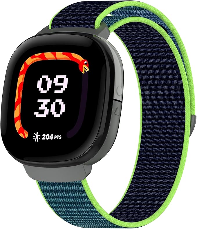 Compatible with Fitbit Ace LTE, Quick Release Nylon HOOK LOOP Sport Strap Accessory Fit for Fitbit