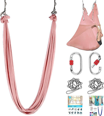 5.5 Yards Aerial Silk Swing Outdoor Hammock Aerial Yoga Swing For Adults,Aerial Yoga Hammocks for