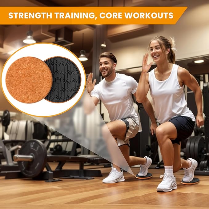 MUYOS Sliders for Working Out, Floor Sliders for Exercise, Sliding Discs for Hardwood Floors ??Core