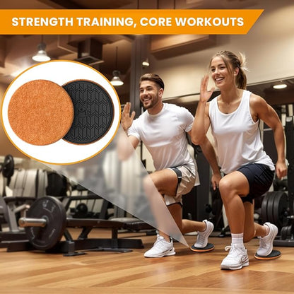MUYOS Sliders for Working Out, Floor Sliders for Exercise, Sliding Discs for Hardwood Floors ??Core