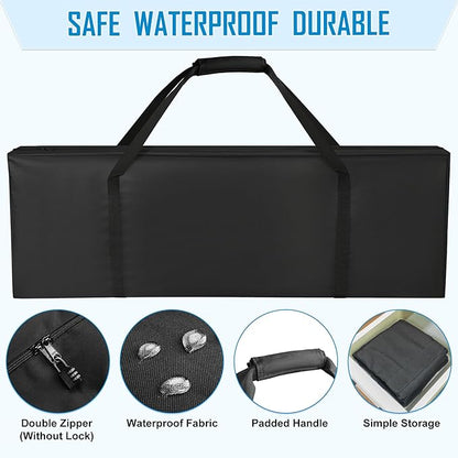 Sports Duffle Bag 60IN Extra Large Travel Duffel Luggage Bag with Upgrade 2-way Lockable Zippers