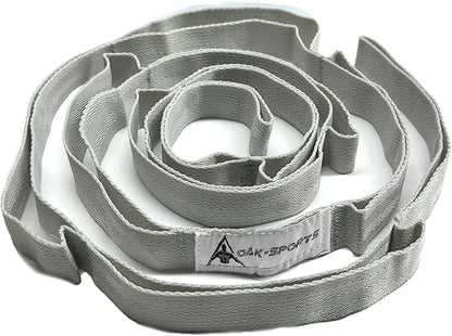 Stretching Strap Yoga Strap with Loops, Stretch Straps for Physical Therapy, Non-Elastic Exercise