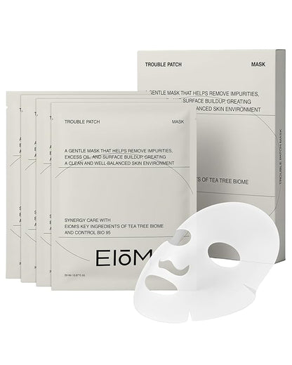 Trouble Patch Mask | Korean Face Mask ??Hydrating & Acne Face Mask for Blemish-Prone Skin, Calming