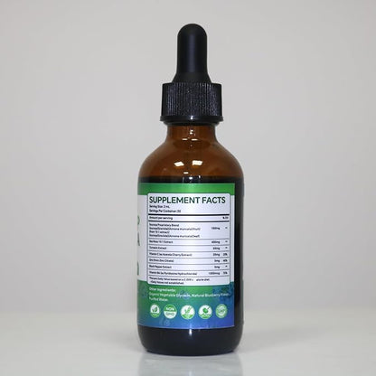 2 Pack Soursop Graviola Leaf Extract Liquid Drops Supplement with Irish Sea Moss & Turmeric for