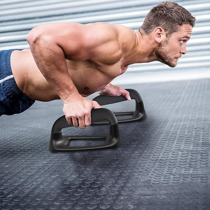 Kipika Push Up Bars, Pushup Stands With Thickened Soft Plastic Handle, Stable and Non-Slip Base