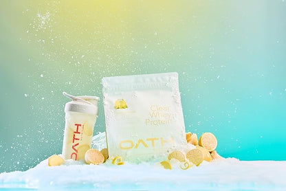 Clear Whey Isolate Protein Powder, Frosty Lemonade, 20g Complete Protein per Serving, No Added