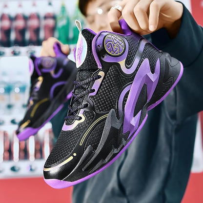 Boys Basketball Shoes Breathable Indoor Athletic Shoes Youth Outdoor Fashion Sneakers Comfortable