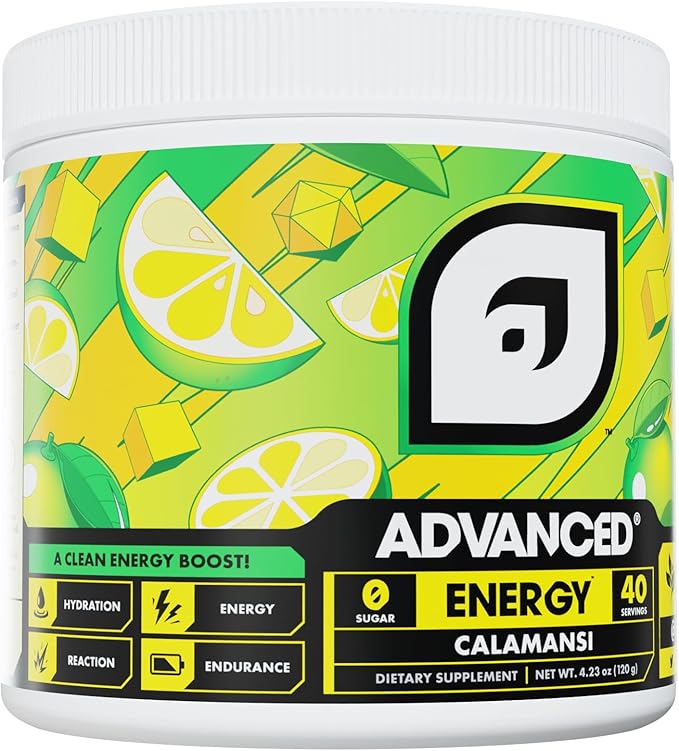 Advanced Energy - Energy Boosting Formula with Electrolytes for Hydration - L-Theanine to Combat
