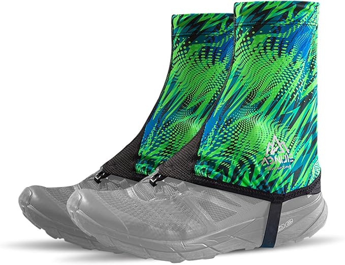 Azarxis Trail Gaiters Low Ankle Gators Shoes Boots Cover Breathable & Sand Protection for Men Women