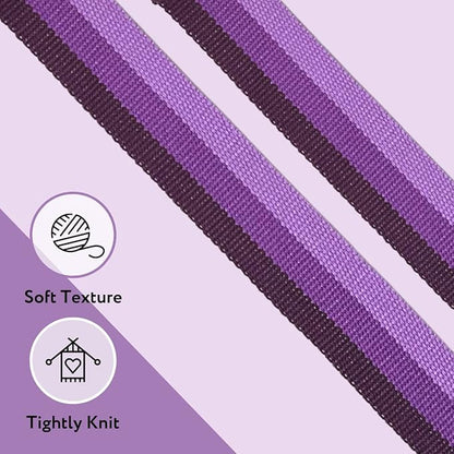 California Yoga Strap | Yoga Belt with Safe Adjustable D-Ring Buckle for Pilates | Stretching Strap