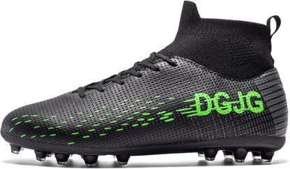 Youth Soccer Cleats Mens Training Football Cleats Lightweight Womens High-top Soccer Shoes AG